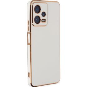 Microsonic Xiaomi Poco X5 5G Olive Plated Beyaz Kılıf