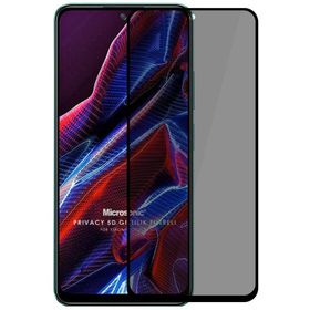 Microsonic Xiaomi Poco X5 5G Privacy 5D Gizlilik Filtreli Siyah Cam Ekran Koruyucu