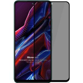 Microsonic Xiaomi Poco X5 5G Privacy 5D Gizlilik Filtreli Siyah Cam Ekran Koruyucu