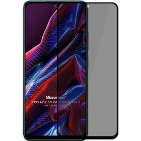 Microsonic Xiaomi Poco X5 5G Privacy 5D Gizlilik Filtreli Siyah Cam Ekran Koruyucu