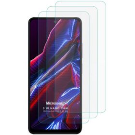 Microsonic Xiaomi Poco X5 5G Screen Protector Nano Glass 3 Adet Cam Ekran Koruyucu