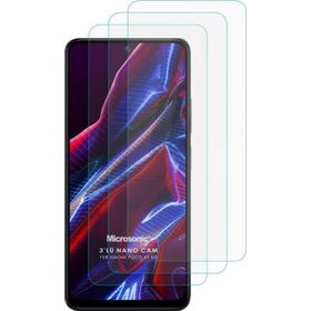 Microsonic Xiaomi Poco X5 5G Screen Protector Nano Glass 3 Adet Cam Ekran Koruyucu