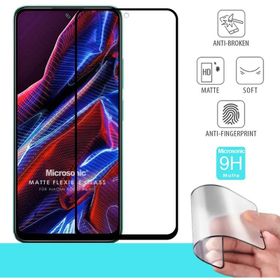 Microsonic Xiaomi Poco X5 5G Seramik Matte Flexible Siyah Ekran Koruyucu