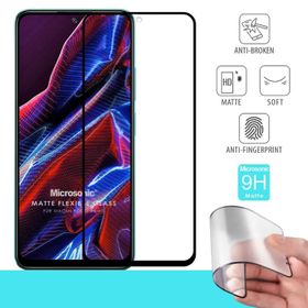 Microsonic Xiaomi Poco X5 5G Seramik Matte Flexible Siyah Ekran Koruyucu