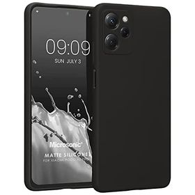 Microsonic Xiaomi Poco X5 Pro Matte Silicone Siyah Kılıf