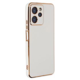 Microsonic Xiaomi Poco X5 Pro Olive Plated Beyaz Kılıf