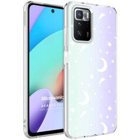Microsonic Xiaomi Redmi 10 2022 Braille Feel Desenli Zebra Cep Telefonu Kılıfı