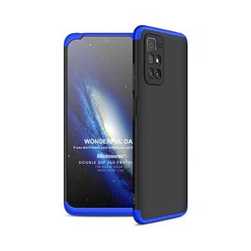 Microsonic Xiaomi Redmi 10 2022 Dip 360 Mavi Siyah Kılıf