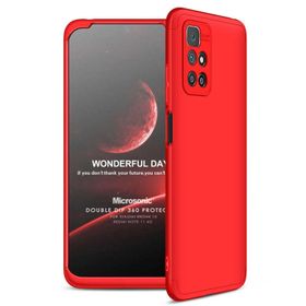 Microsonic Xiaomi Redmi 10 2022 Double Dip 360 Protective Kırmızı Cep Telefonu Kılıfı