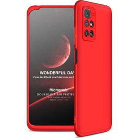 Microsonic Xiaomi Redmi 10 2022 Double Dip 360 Protective Kırmızı Cep Telefonu Kılıfı