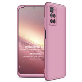 Microsonic Xiaomi Redmi 10 2022 Double Dip 360 Protective Rose Gold Cep Telefonu Kılıfı
