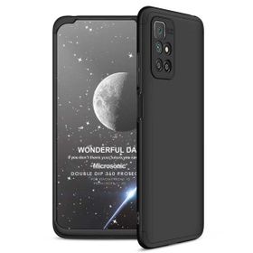 Microsonic Xiaomi Redmi 10 2022 Double Dip 360 Protective Siyah Kılıf