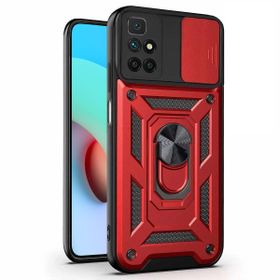 Microsonic Xiaomi Redmi 10 2022 Impact Resistant Kırmızı Kılıf