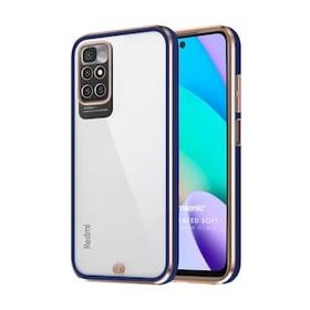 Microsonic Xiaomi Redmi 10 2022 Laser Plated Soft Lacivert Kılıf