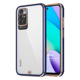 Microsonic Xiaomi Redmi 10 2022 Laser Plated Soft Lacivert Kılıf