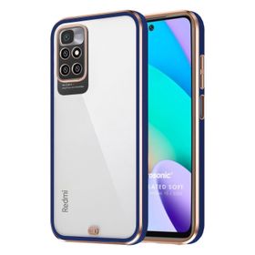 Microsonic Xiaomi Redmi 10 2022 Laser Plated Soft Lacivert Kılıf
