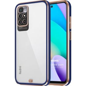Microsonic Xiaomi Redmi 10 2022 Laser Plated Soft Lacivert Kılıf