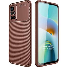 Microsonic Xiaomi Redmi 10 2022 Legion Series Kahverengi Kılıf