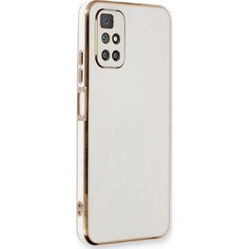 Microsonic Xiaomi Redmi 10 2022 Olive Plated Beyaz Kılıf