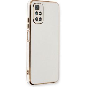 Microsonic Xiaomi Redmi 10 2022 Olive Plated Beyaz Kılıf