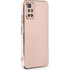 Microsonic Xiaomi Redmi 10 2022 Olive Plated Pembe Kılıf