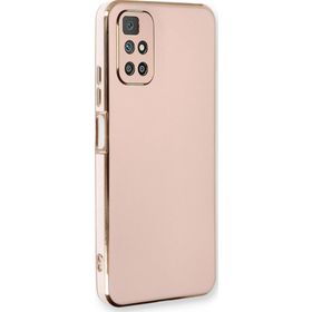 Microsonic Xiaomi Redmi 10 2022 Olive Plated Pembe Kılıf