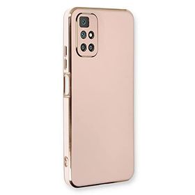 Microsonic Xiaomi Redmi 10 2022 Olive Plated Pembe Kılıf