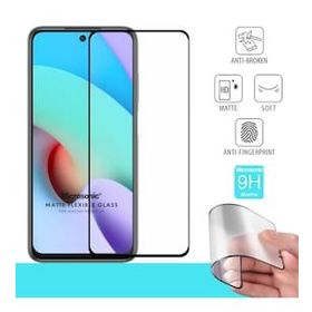 Microsonic Xiaomi Redmi 10 2022 Seramik Matte Flexible Siyah Ekran Koruyucu