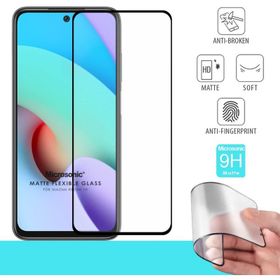 Microsonic Xiaomi Redmi 10 2022 Seramik Matte Flexible Siyah Ekran Koruyucu