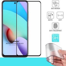 Microsonic Xiaomi Redmi 10 2022 Seramik Matte Flexible Siyah Ekran Koruyucu