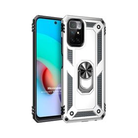 Microsonic Xiaomi Redmi 10 Military Ring Holder Cep Telefonu Kılıfı