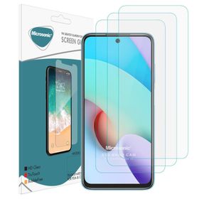Microsonic Xiaomi Redmi 10 Screen Protector Nano Glass 3 Adet Cam Ekran Koruyucu