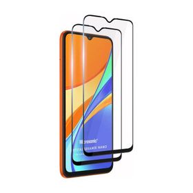 Microsonic Xiaomi Redmi 10A Crystal Seramik Nano 2 Adet Siyah Ekran Koruyucu