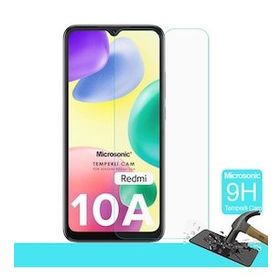 Microsonic Xiaomi Redmi 10A Tempered Glass Cam Ekran Koruyucu
