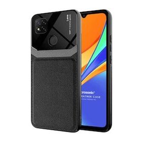 Microsonic Xiaomi Redmi 10A Uniq Leather Siyah Kılıf