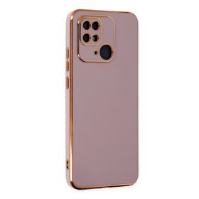 Microsonic Xiaomi Redmi 10C Olive Plated Lila Kılıf