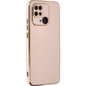 Microsonic Xiaomi Redmi 10C Olive Plated Pembe Kılıf
