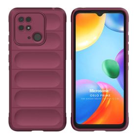 Microsonic Xiaomi Redmi 10C Oslo Prime Bordo Kılıf