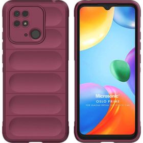 Microsonic Xiaomi Redmi 10C Oslo Prime Bordo Kılıf