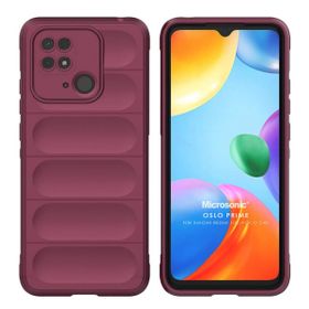 Microsonic Xiaomi Redmi 10C Oslo Prime Bordo Kılıf