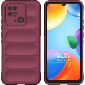 Microsonic Xiaomi Redmi 10C Oslo Prime Bordo Kılıf
