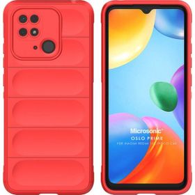 Microsonic Xiaomi Redmi 10C Oslo Prime Kırmızı Kılıf