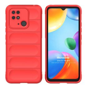 Microsonic Xiaomi Redmi 10C Oslo Prime Kırmızı Kılıf