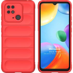Microsonic Xiaomi Redmi 10C Oslo Prime Kırmızı Kılıf