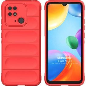 Microsonic Xiaomi Redmi 10C Oslo Prime Kırmızı Kılıf