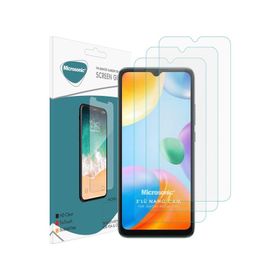 Microsonic Xiaomi Redmi 10C Screen Protector Nano Glass 3 Adet Cam Ekran Koruyucu