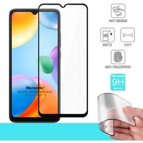 Microsonic Xiaomi Redmi 10C Seramik Matte Flexible Siyah Ekran Koruyucu