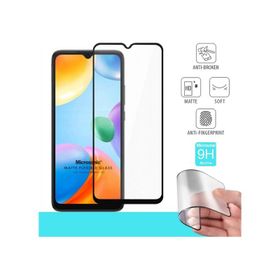 Microsonic Xiaomi Redmi 10C Seramik Matte Flexible Siyah Ekran Koruyucu