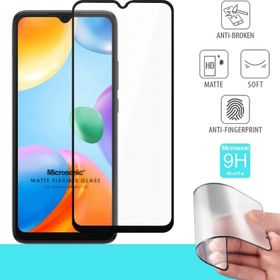 Microsonic Xiaomi Redmi 10C Seramik Matte Flexible Siyah Ekran Koruyucu