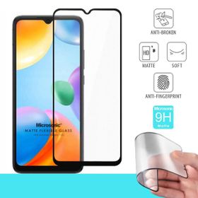 Microsonic Xiaomi Redmi 10C Seramik Matte Flexible Siyah Ekran Koruyucu